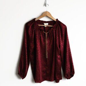 Michael Kors - Brick Red Blouse - Size  L